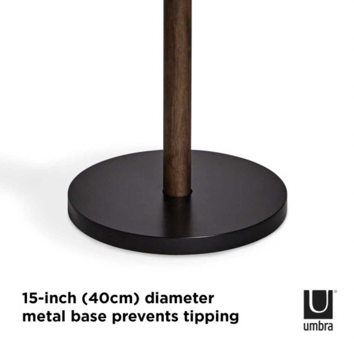 Pillar Coat Rack Black, Walnut, Umbra Home Accents HipVan