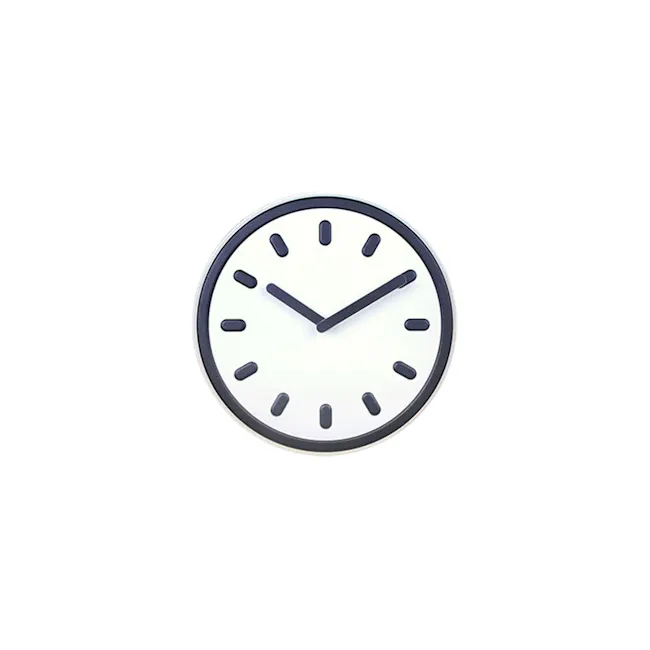 Fenice Wall Clock - Black - 1