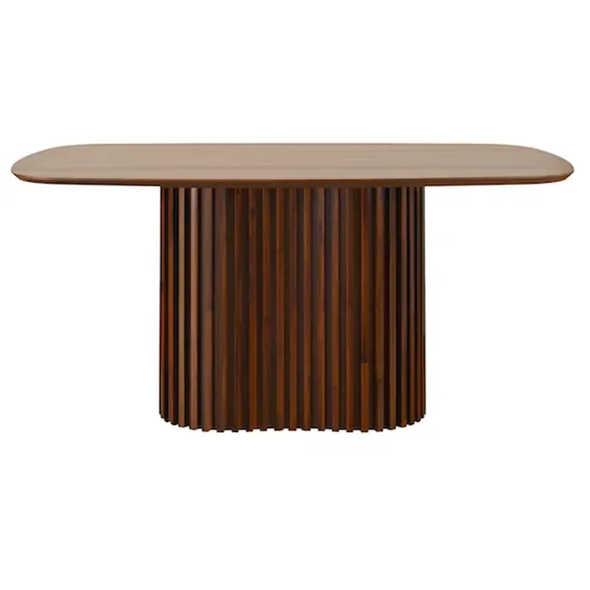(As-is) Bolton Dining Table 1.6m - Walnut - 2 - 1