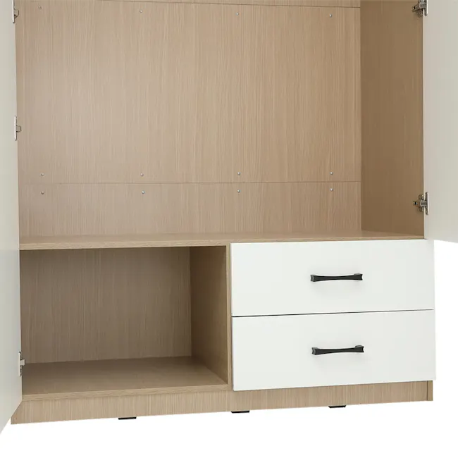 (As-is) Fince 2 Door Wardrobe with 2 Drawers 1.2m - 20