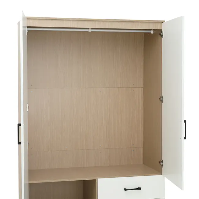 Fince 2 Door Wardrobe with 2 Drawers 1.2m - 10