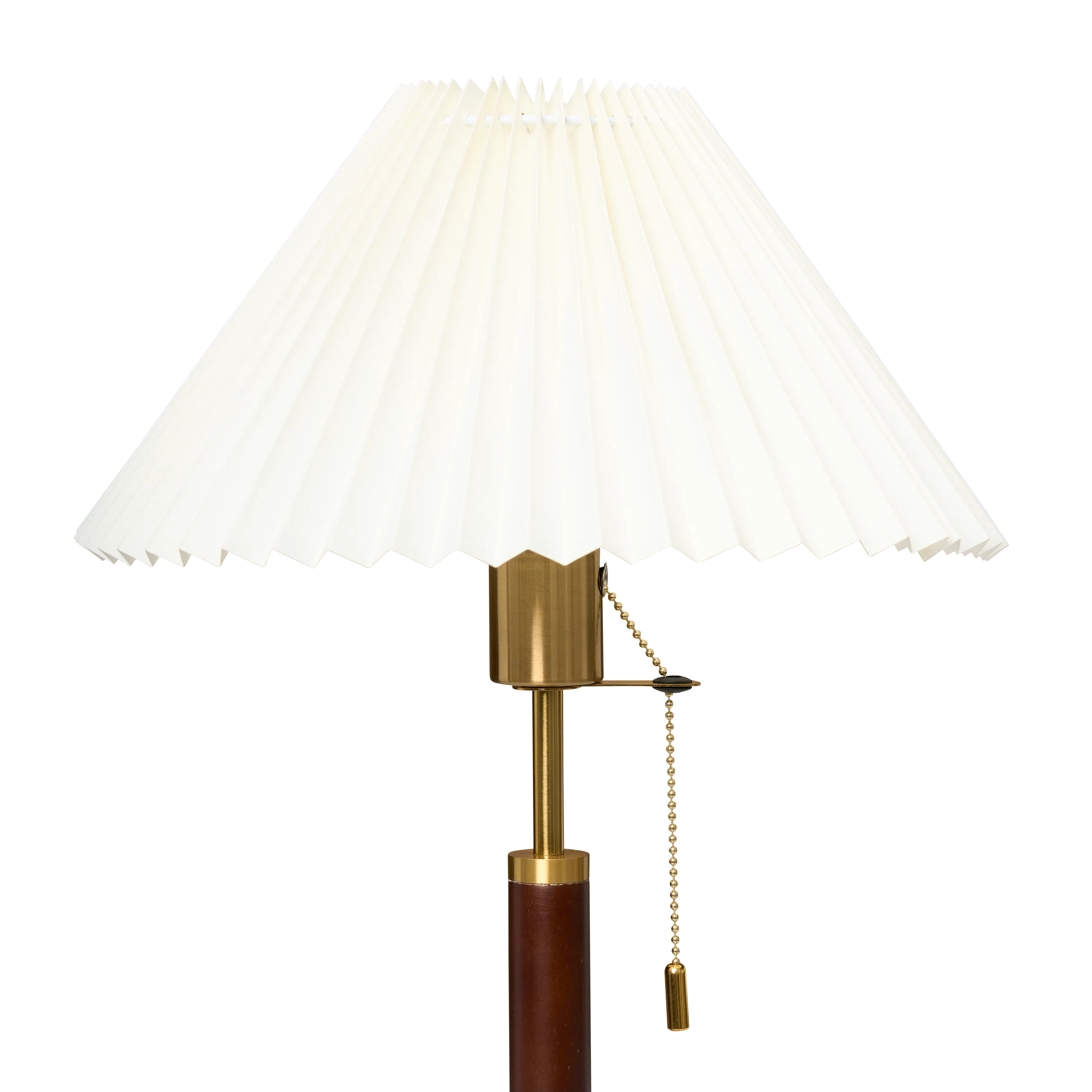 Bronwyne Pleated Table Lamp - Brass - 9