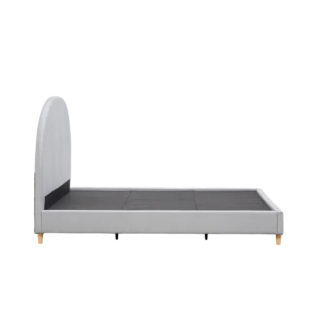 Aspen Single Bed - Light Grey (Pet Friendly) - 3