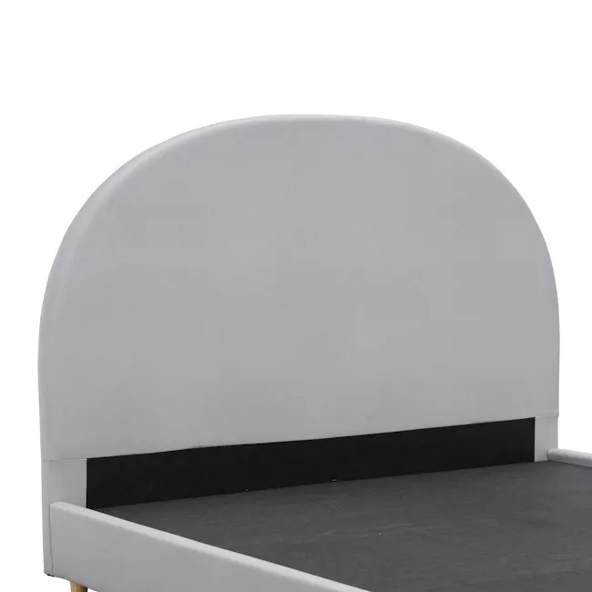 Aspen Single Bed - Light Grey (Pet Friendly) - 5