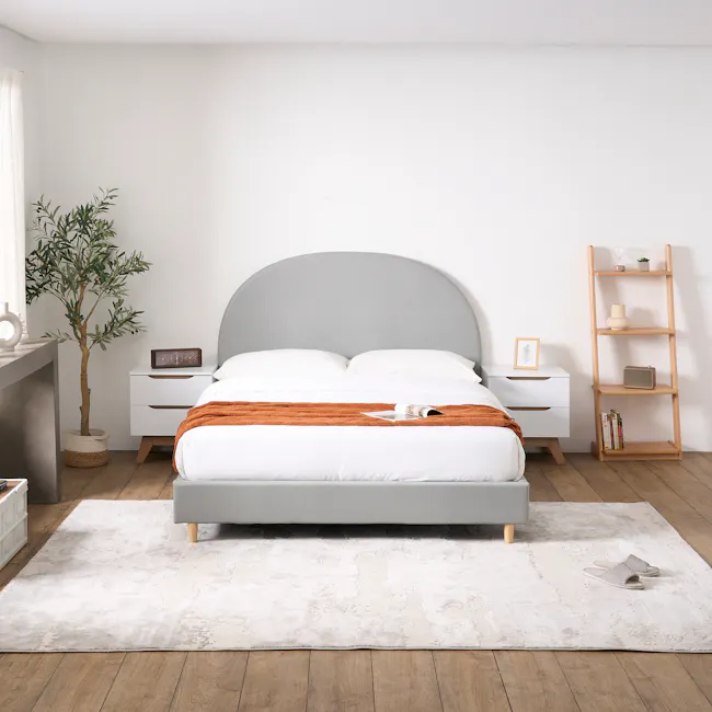 Aspen Single Bed - Light Grey (Pet Friendly) - 11