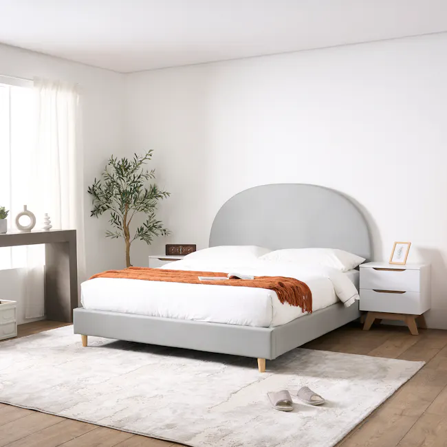 Aspen Single Bed - Light Grey (Pet Friendly) - 12