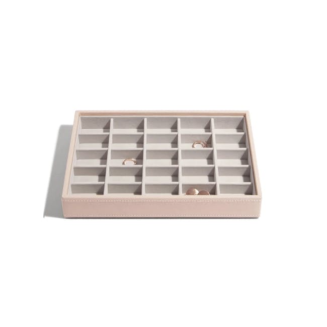 Stackers Classic 25 Compartment Trinket Layer - Blush - 0