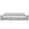 Milan 4 Seater Sofa - Ivory (Fabric)