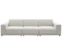 Milan 4 Seater Sofa - Ivory (Fabric)