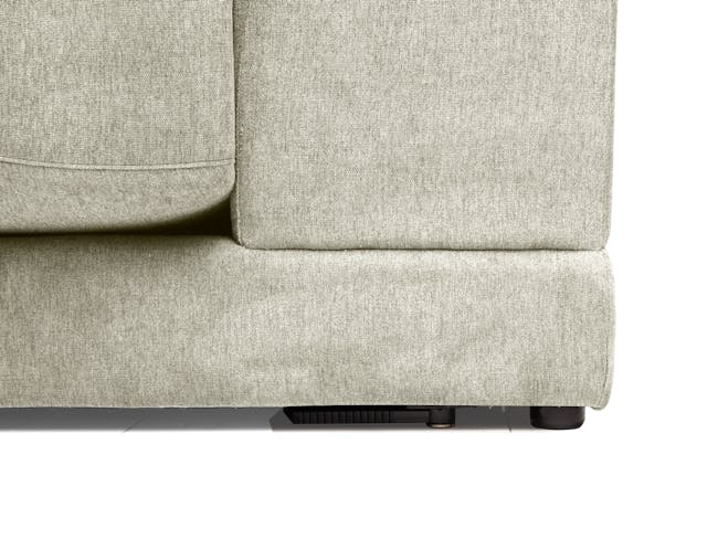 Abby L-Shaped Lounge Sofa - Pearl - 12