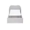 Lyra Single Adjustable Bed - Grey Boucle