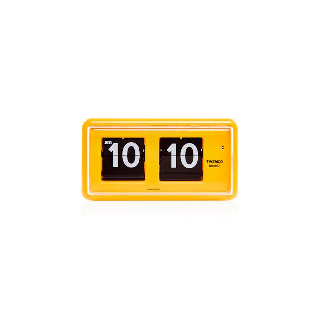 TWEMCO Table Clock - Yellow - 0