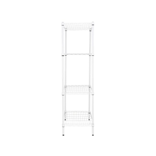 Walden 4-Tier Storage Shelf 120cm - White - 1