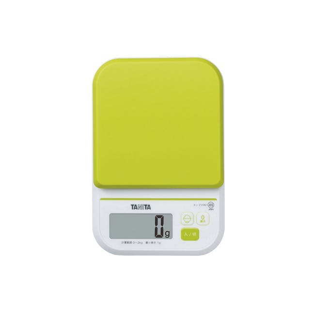 Tanita Digital Kitchen Scale with Rice Calorie Count - Green - 0