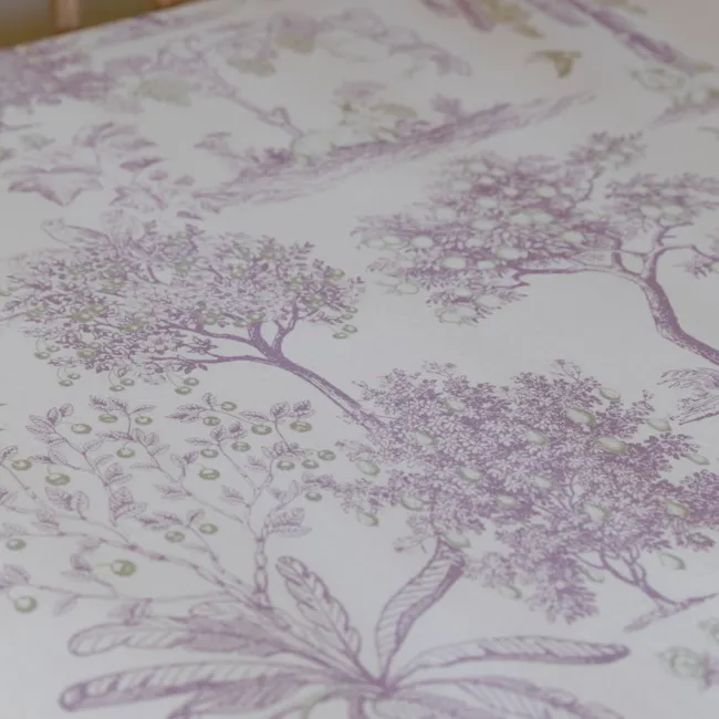 House of Holly Bamboo Crib Sheet - Fruit Toile (Grape) - 3