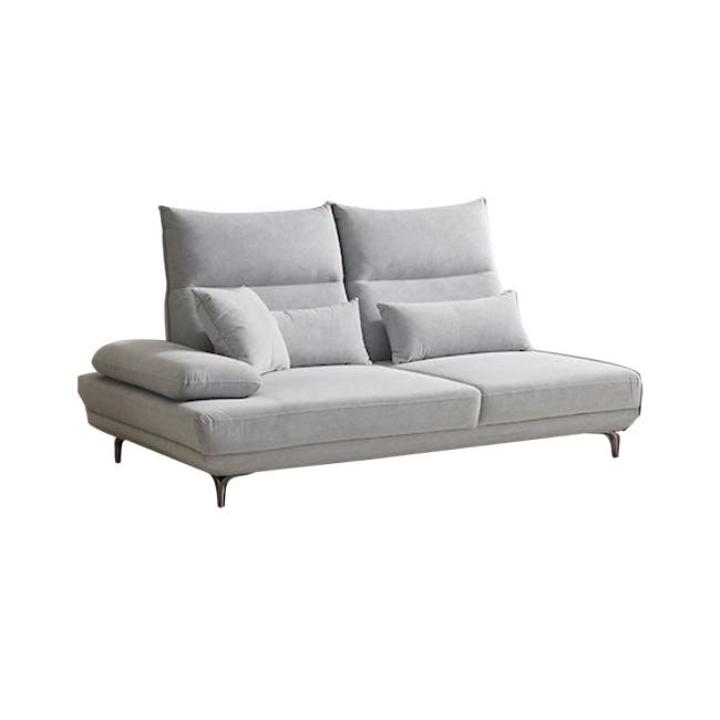 Cornell 3 Seater Adjustable Chaise Sofa - Grey (Pet Friendly) - 1