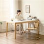Adelyn Dining Table 1.4m - Oak (Sintered Stone) - 14