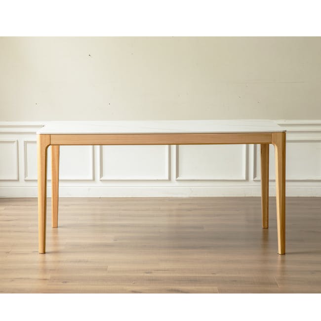 Adelyn Dining Table 1.4m - Oak (Sintered Stone) - 15