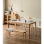 Adelyn Dining Table 1.4m - Oak (Sintered Stone) - 9