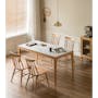 Adelyn Dining Table 1.4m - Oak (Sintered Stone) - 4
