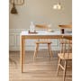 Adelyn Dining Table 1.4m - Oak (Sintered Stone) - 5