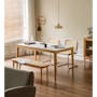 Adelyn Dining Table 1.4m - Oak (Sintered Stone) - 16