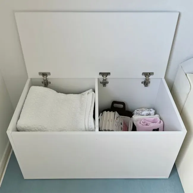 (As-is) Benno Modular Storage Bench 1.2m - Walnut - 14