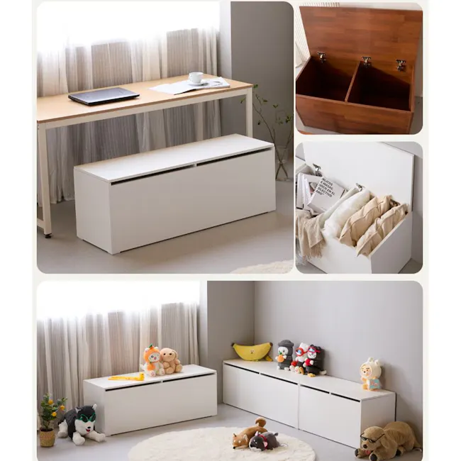 Benno Modular Storage Bench 1.2m - Walnut - 13