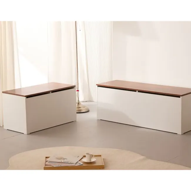 Benno Modular Storage Bench 1.2m - Walnut - 11