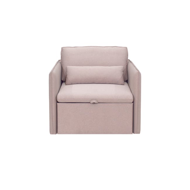 Ryden Sofa Bed - Dusty Pink - 0