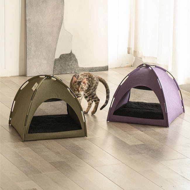 FURRYTAIL Little Glamper Tent - Khaki - 3