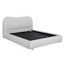 Arianna Queen Bed - Grey Boucle - 3