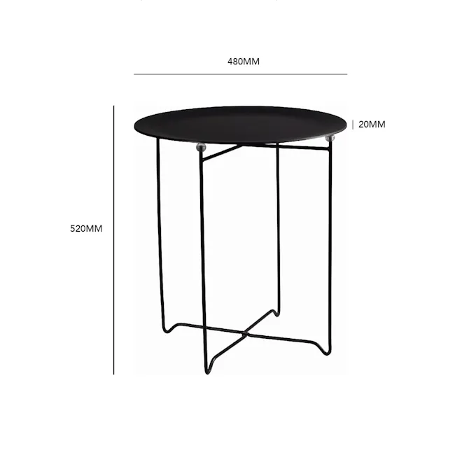 (As-is) Xever Occasional Table - Black - 10