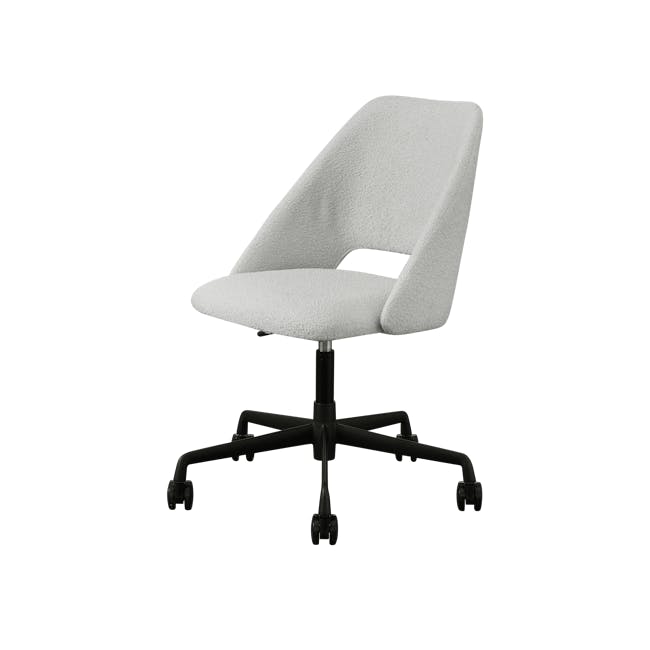 Kabira Mid Back Office Chair - Light Grey (Fabric) - 1