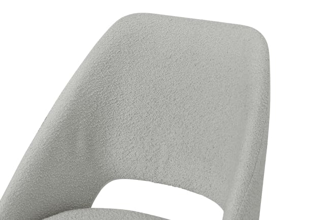 Kabira Mid Back Office Chair - Light Grey (Fabric) - 4