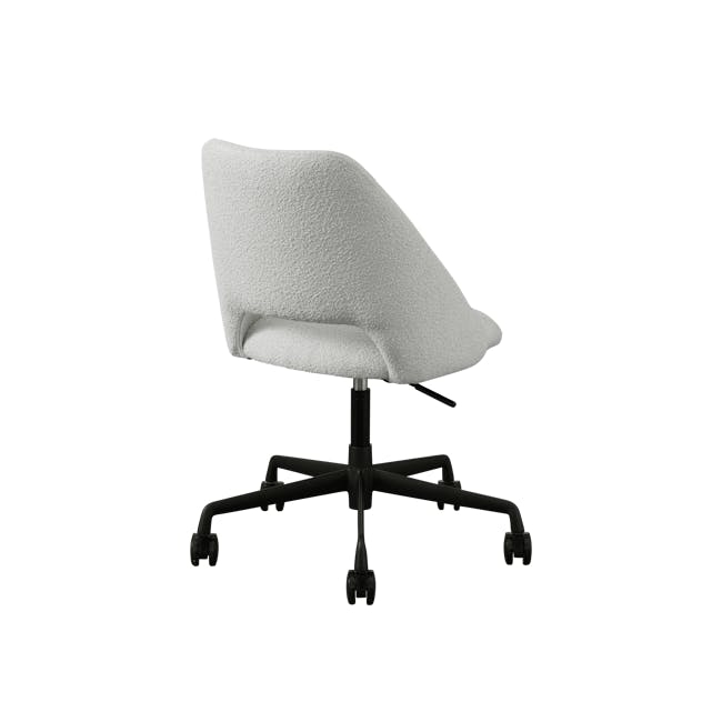 Kabira Mid Back Office Chair - Light Grey (Fabric) - 3