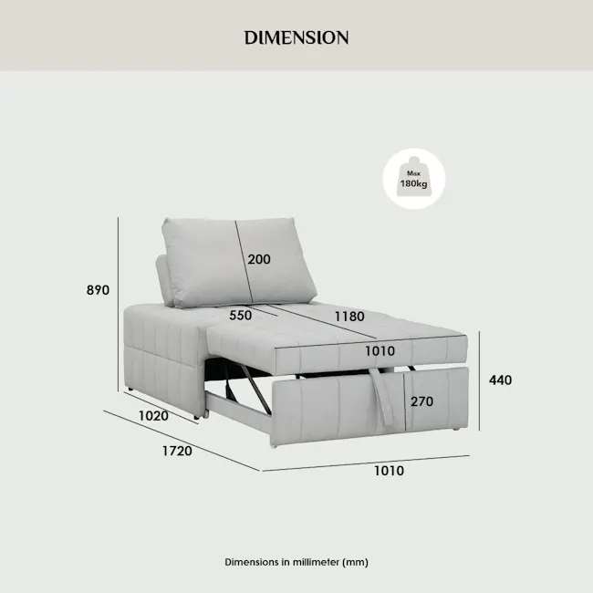 Montigo Sofa Bed - Dark Olive (Pet Friendly) - 10