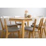 Charmant Dining Table 1.1m - Natural, White - 1
