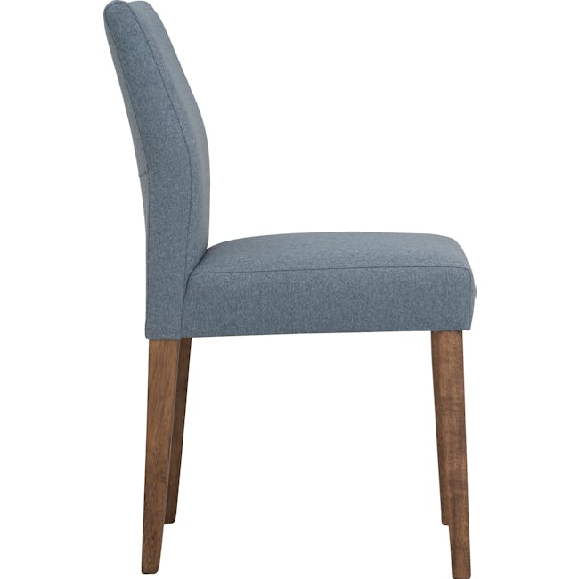 Ladee Dining Chair - Cocoa, Steel Blue - 4