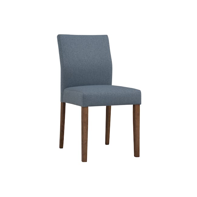 Ladee Dining Chair - Cocoa, Steel Blue - 0