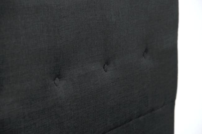ESSENTIALS King Headboard Box Bed - Smoke (Fabric) - 5