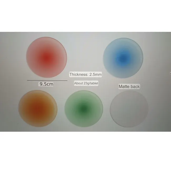 Gradient Round Acrylic Coasters (Set of 4) - 4