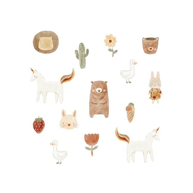 Urban Li'l Woodland Wonder Fabric Decal - 1