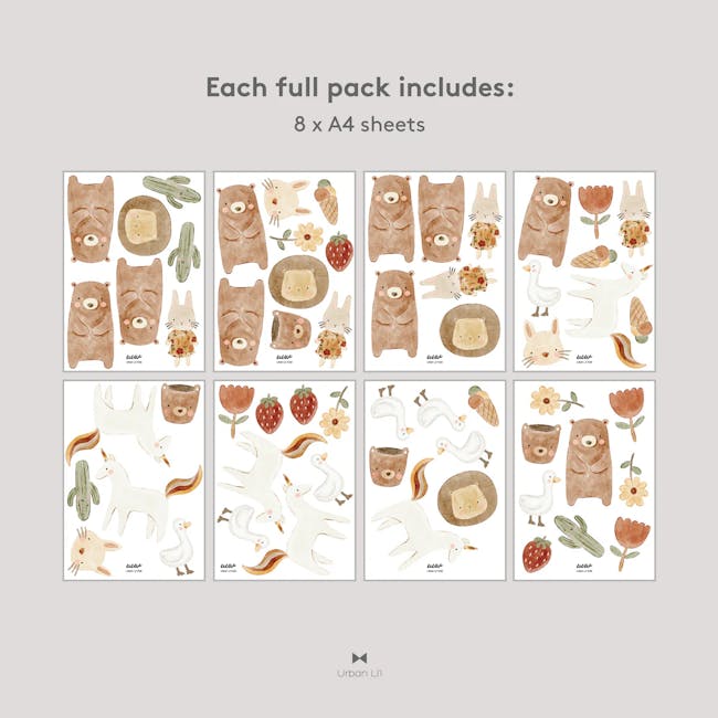 Urban Li'l Woodland Wonder Fabric Decal - 4