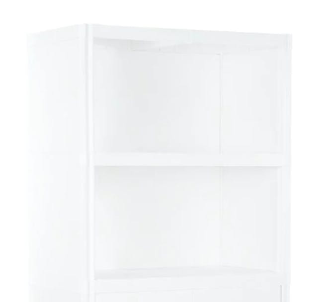 Flo Tall Shelf Storage Cabinet - Snow - 1
