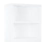 Flo Tall Shelf Storage Cabinet - Snow - 1