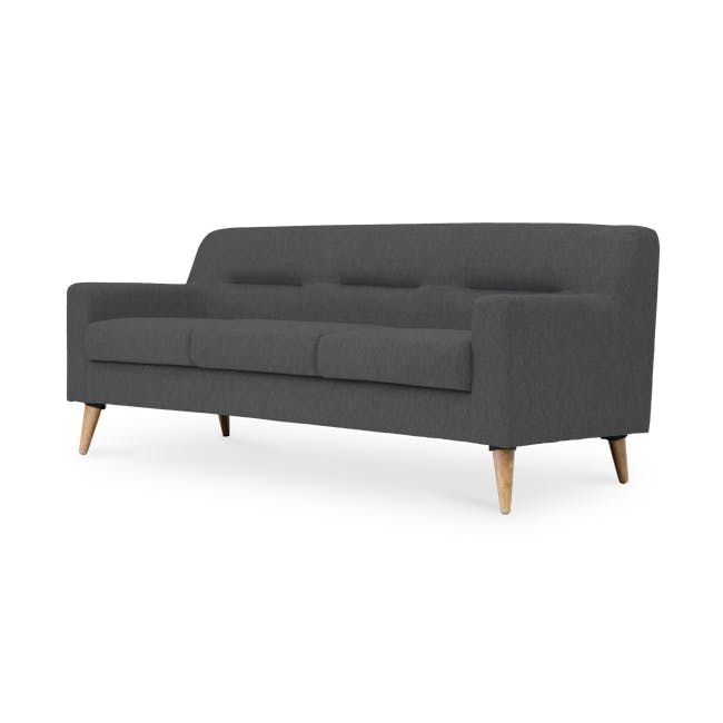 Damien 3 Seater Sofa - Onyx Grey - 2