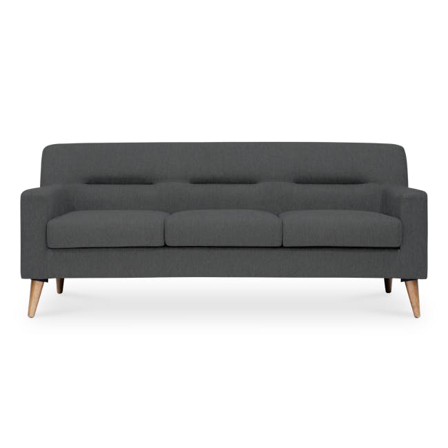 Damien 3 Seater Sofa - Onyx Grey - 0