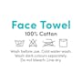 EVERYDAY Face Towel - White - 3