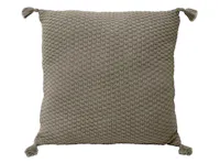 Laura Knitted Cushion - Taupe